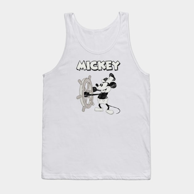 Steamboat Mickey Tank Top by Super Secret Villain